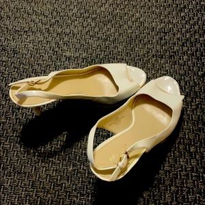 Nine West White heel